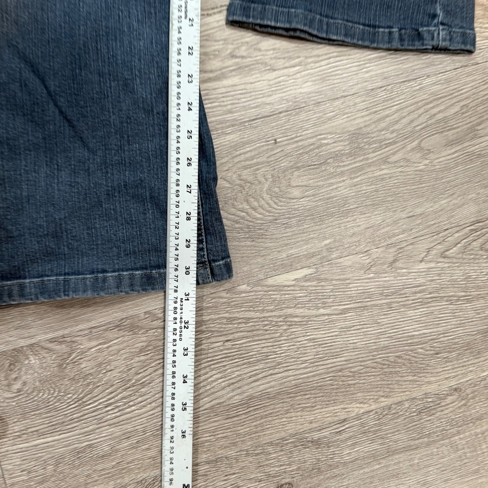 VTG Merona Women's Size 18R Blue Low Rise Bootcut Denim Jeans Pants Y2K p - Picture 5 of 8